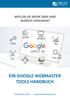 EIN GOOGLE WEBMASTER TOOLS HANDBUCH