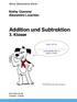 Addition und Subtraktion 3. Klasse