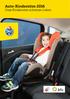 Auto-Kindersitze 2016 Gute Kindersitze schützen Leben
