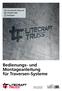 LITECRAFT.1980 #LITECRAFT Bedienungs- und Montageanleitung für Traversen-Systeme Exklusiv-Vertrieb für Deutschland