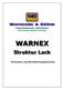 WARNEX. Struktur Lack. Broschüre and and Verarbeitungshinweise