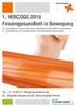 1. HERCOGG 2015 Frauengesundheit in Bewegung