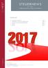 STEUERNEWS INHALT. 02 / 2017 aktuelle Informationen zum Steuer- & Wirtschaftsrecht.