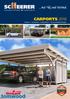 CARPORTS 2016 Carports Sichtschutz Gerätehäuser Terrassenüberdachungen