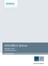 SINAMICS drives SINAMICS DCM. Kommutierungsdrosseln. Betriebsanleitung. Answers for industry. Ausgabe 11/2013