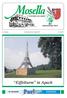 42. Jahrgang Donnerstag, den 05. August 2010 Nr. 31/2010. Eiffelturm in Apach. WOCHENZEITUNG für die Gemeinde Perl. Im Innenteil: