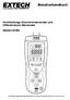 Benutzerhandbuch. Hochleistungs-Staurohranemometer und Differenzdruck-Manometer. Modell HD350