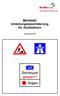 Merkblatt Umleitungsbeschilderung für Autobahnen
