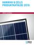 hanwha q cells Produktkatalog 2016 premium solarmodule