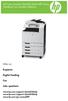 Infos zu: Kopieren. Digital Sending. Fax. Jobs speichern. HP Color LaserJet CM6030/6040 MFP Series Handbuch zur schnellen Referenz