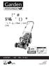 BenzinRasenmäher. mit Briggs & Stratton Motor GF46 ORIGINAL BETRIEBSANLEITUNG GARANTIE HERSTELLER 04/03/17. Nr. GF46/ KUNDENSERVICE Jahre