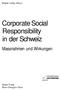 Corporate Social Responsibility in der Schweiz
