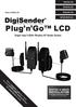 Plug n Go LCD INSTALLATION & TROUBLESHOOTING GUIDE. Single Input 5.8GHz Wireless AV Sender System WATCH A VIDEO ENGLISH (UK) DEUTSCH (DE)