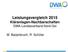 Leistungsvergleich 2015 Kläranlagen-Nachbarschaften DWA-Landesverband Nord-Ost. M. Barjenbruch, R. Schüler