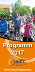 Programm Allgemeiner Deutscher Fahrrad-Club. Kreisverband Heidenheim