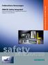 Fehlersichere Steuerungen. SIMATIC Safety Integrated Zweihand-Bedienpult mit integriertem Not-Halt in Kategorie 4 nach EN 954-1