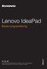 Lenovo IdeaPad. Bedienungsanleitung