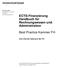 ECTS-Finanzierung Handbuch für Rechnungswesen und Administration