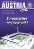 DAS STADIONMAGAZIN AUSGABE /16 AUSTRIA FK AUSTRIA WIEN VS. RED BULL SALZBURG. Europäisches Vorzeigeprojekt