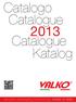 Catalogo Catalogue 2013 Catalogue Katalog