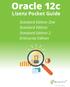 Oracle 12c Lizenz Pocket Guide