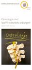 Osteologie und Stoffwechselerkrankungen