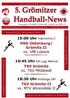 5. Grömitzer Handball-News