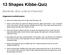 13 Shapes Kibbe-Quiz