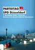 Einladung zum außerordentlichen Parteitag der SPD Düsseldorf