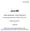 Java ME. Heiko Mosemann, Ulrich Breymann. Anwendungsentwicklung für Handys, PDA und Co. ISBN Leseprobe