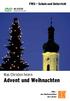 Was Christen feiern Advent und Weihnachten