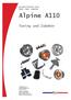 Alpine A110. Tuning und Zubehör. Automobiltechnik-Simon. Technik - Classic - Competition. Feldmühlestr. 26 D Niederkassel Adressenzeile 4