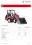 1280 Hoftrac. Technical specifications. Engine data. Electric motor Battery Standard Battery Optional