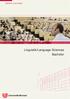Sprachen und Literatur. Linguistik / Language Sciences Bachelor