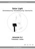 Solar Light Solcellsbelysning / Solcellebelysning / Solarleuchte