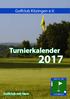 Golfclub Kitzingen e.v. Turnierkalender. Golfclub mit Herz
