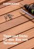 Tipps und Tricks für den Bau von Terrassen