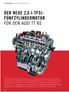 Der neue 2,5-l-TFSI- Fünfzylindermotor für den Audi TT RS
