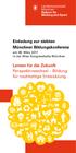 Einladung zur siebten Münchner Bildungskonferenz
