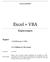 Excel + VBA. Ergänzungen. Kapitel 1 Einführung in VBA Balloons in VBA nutzen HARALD NAHRSTEDT. Erstellt am