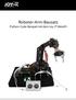 Roboter-Arm-Bausatz Python-Code-Beispiel mit dem Joy-IT MotoPi