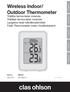 Wireless Indoor/ Outdoor Thermometer