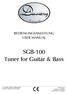 SGB-100 Tuner for Guitar & Bass