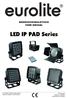 LED IP PAD Series BEDIENUNGSANLEITUNG USER MANUAL. Für weiteren Gebrauch aufbewahren! Keep this manual for future needs!