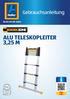 ALU TELESKOPLEITER 3,25 M