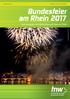 Bundesfeier am Rhein 2017