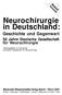 Neurochirurgie in Deutschland: