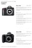 FOTOGRAFIE KAMERAS. Nikon D90 Sets: Nikon D700 Sets: DIGITALE WERKSTATT / Institut Kunst / HGK / FHNW