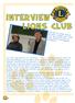 Interview Lions Club