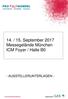 14. / 15. September 2017 Messegelände München ICM Foyer / Halle B0